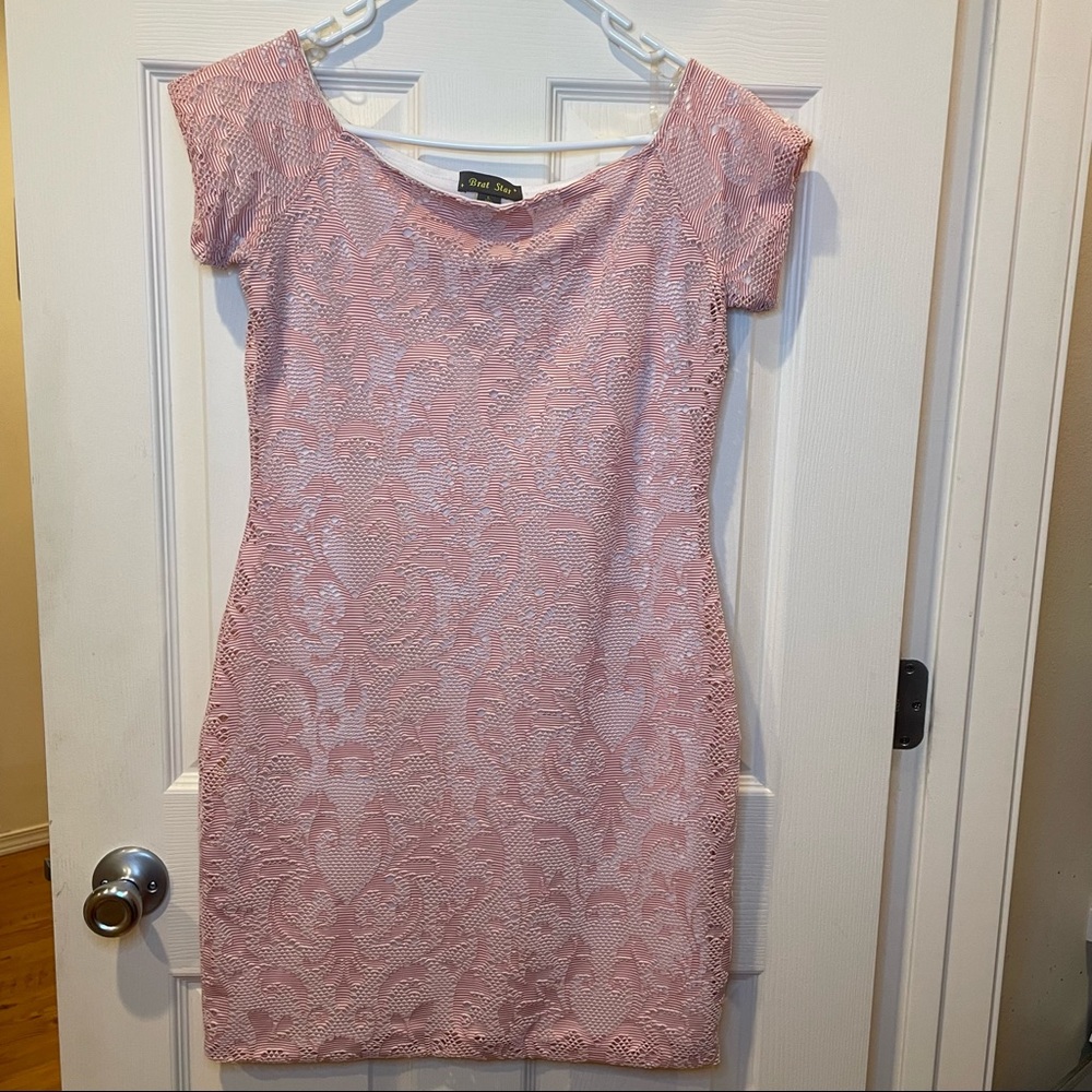 Pink Brat Star Dress